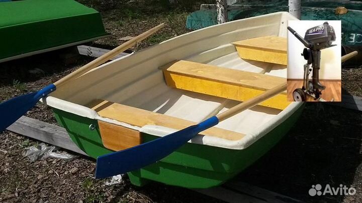 Вёсельная лодка с мотором Тортилла-305 Эко Sea-Pro