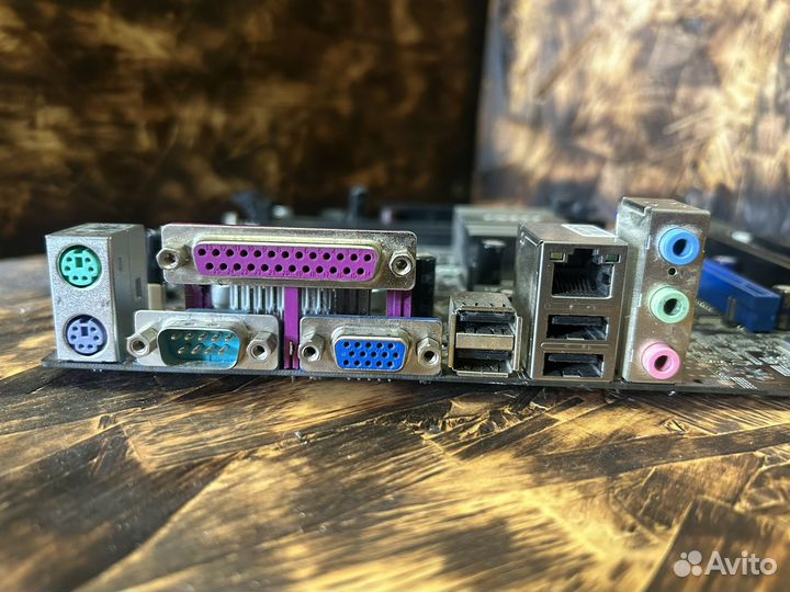 Материнская плата 775+процессор+кулер