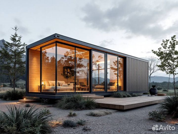 Модульный дом из морского контейнера