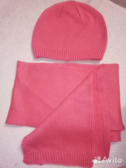 Комплект шапка, шарф