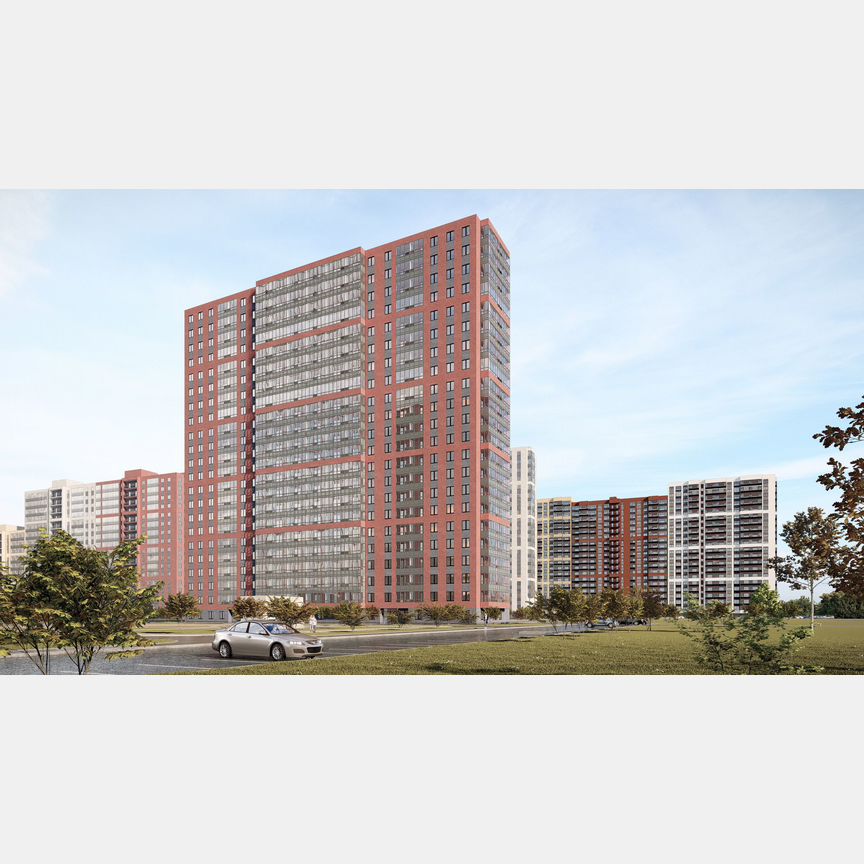 2-к. квартира, 54,3 м², 22/22 эт.