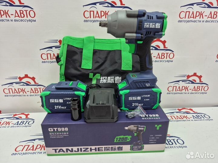 Гайковерт аккумуляторный Tanjizhe 1200 н/м комплек