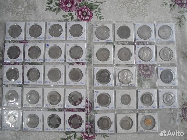 Монеты.Серебро.Российская Империя.РСФСР