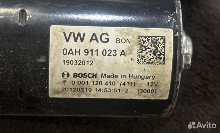 Стартер Skoda Yeti 1.2 CBZ МКПП