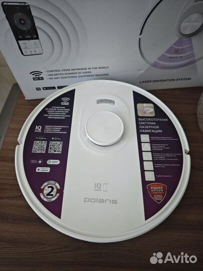 Робот пылесос Polaris pvcr 5001 IQ Home моющий