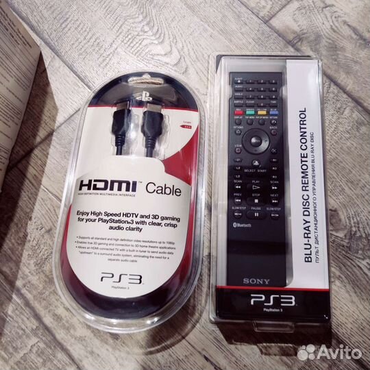 Пульт для ps3 + hdmi кабель