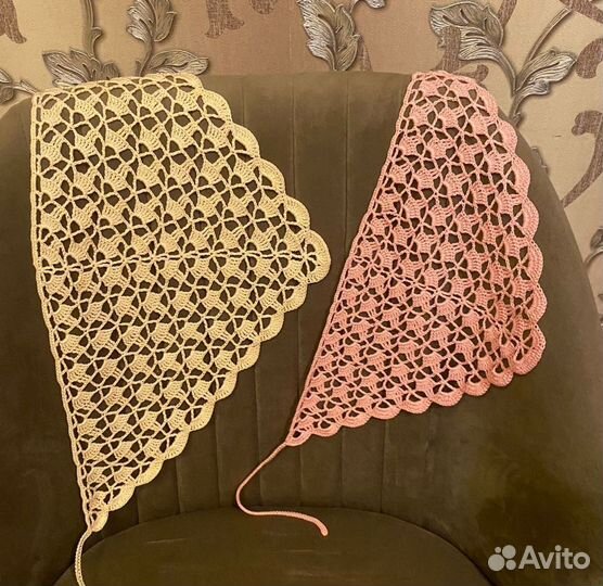 Косынка крючком