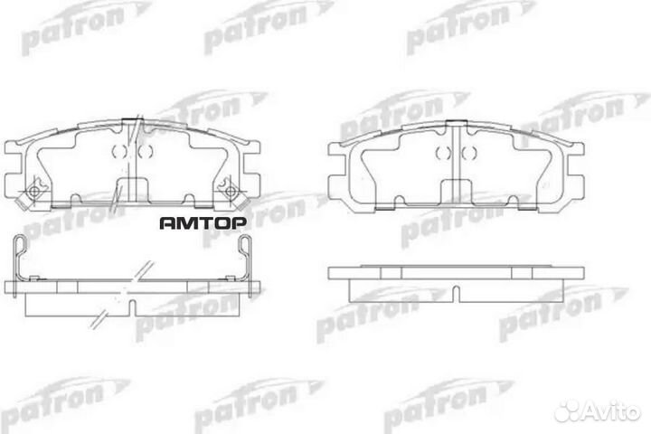 Patron PBP790 PBP790 patron Колодки тормозные диск