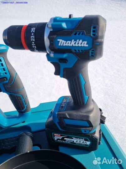 Шуруповерт перфоратор болгарка набор (Арт.74282)