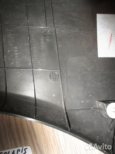 Обшивка стойки центральная нижняя левая