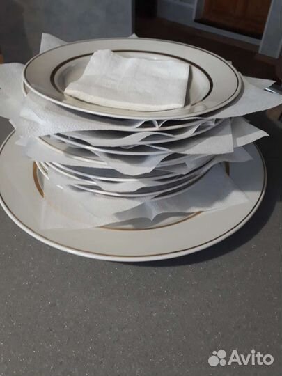Столовый сервиз фарфор СССР Дулево