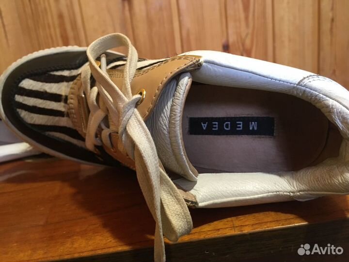 Кеды medea 35р кожа на платформе