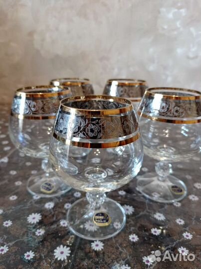 Бокалы Bohemia Grustal (под коньяк)