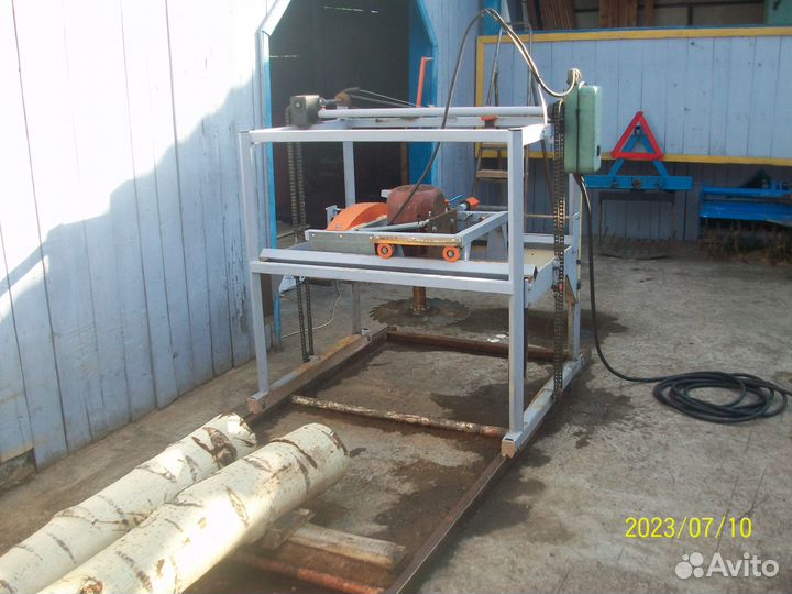 Дисковая пилорама поворотная