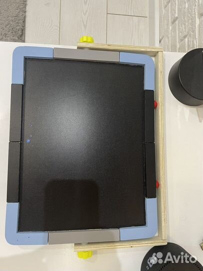 Доска мольберт магниты рисование двусторонняя