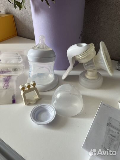 Молокоотсос avent ручной