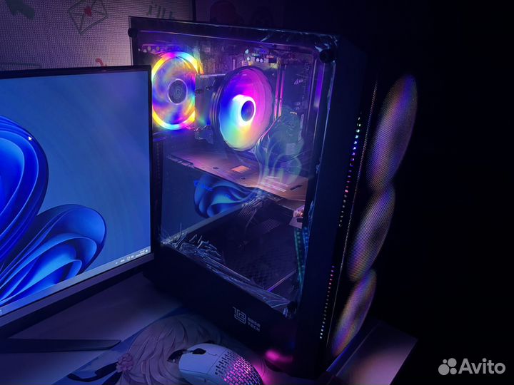 Игровой комп Ryzen 5 3600/32Gb/ M2+HDD+GTX 1070ti