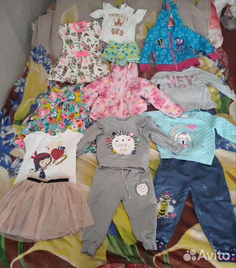Вещи пакетом на девочку 92 98