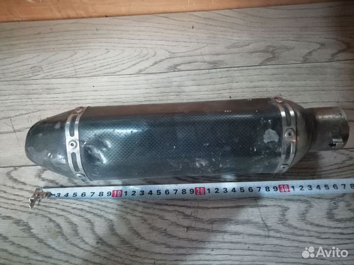 Выхлоп на мотоцикл