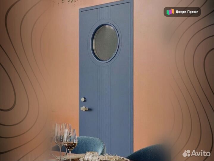 Дверь маятниковая для столовой