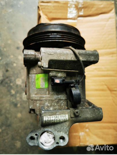 Компрессор кондиционера subaru ej16