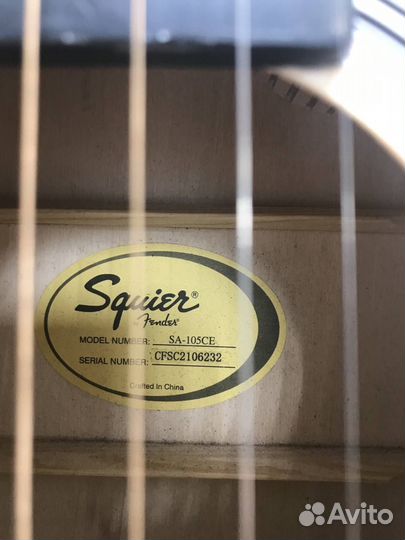Гитара fender squier SA-105CE (10)