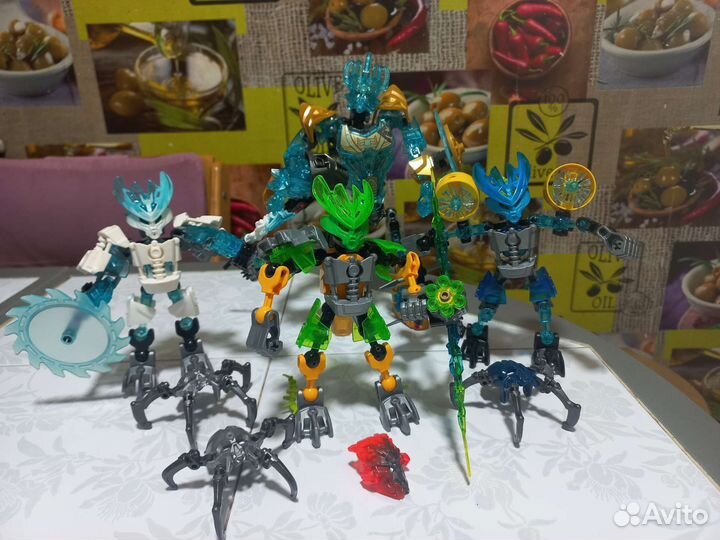 Lego bionicle/Биониклы 4 штуки