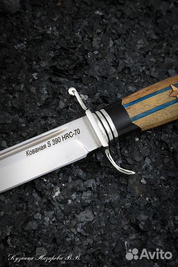 Реплика Финки нескладная нквд S390 мельхиор рукоят