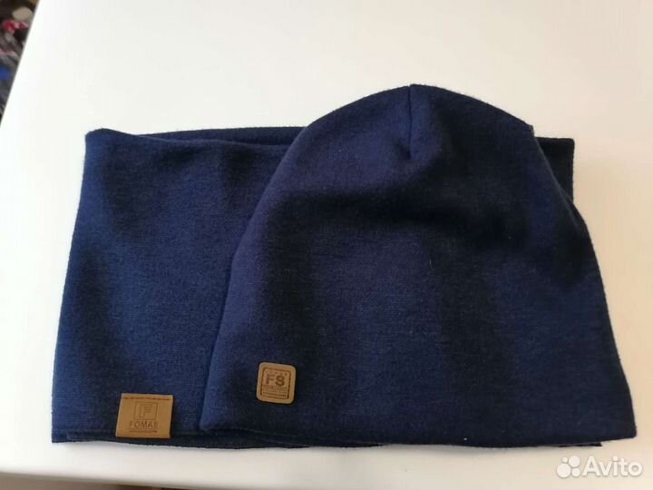 Комплект шапка+снуд