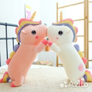 Единорог розовый 65 см
