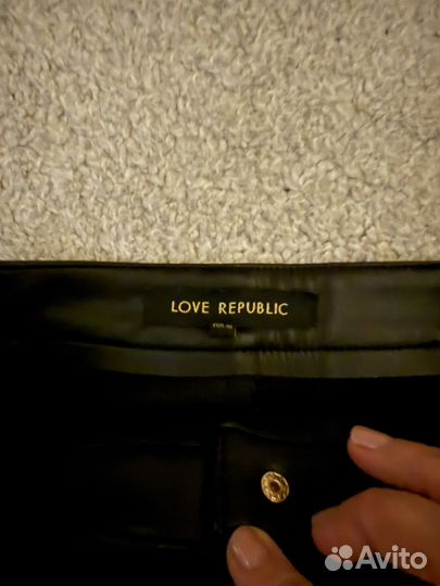 Кожаная юбка