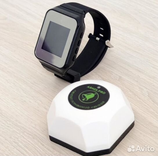 Беспроводная система/кнопка вызова официанта часы