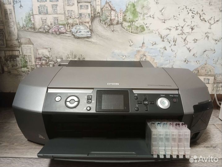Цветной принтер epson stylus Photo R340