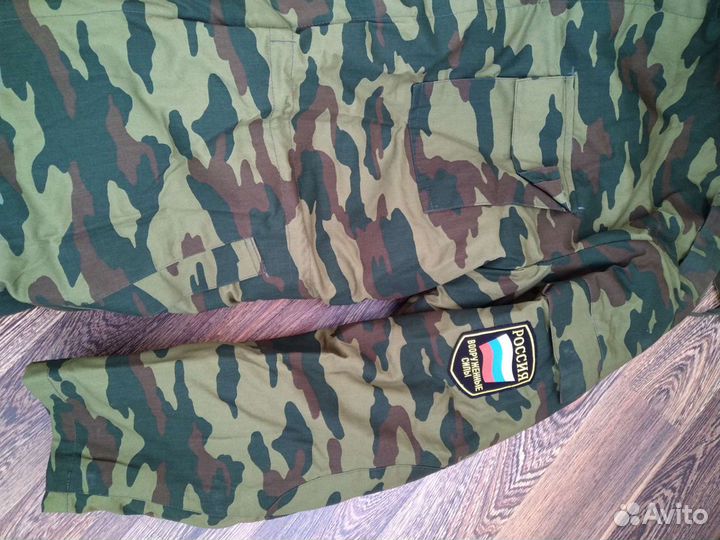 Полевой зимний костюм -флора