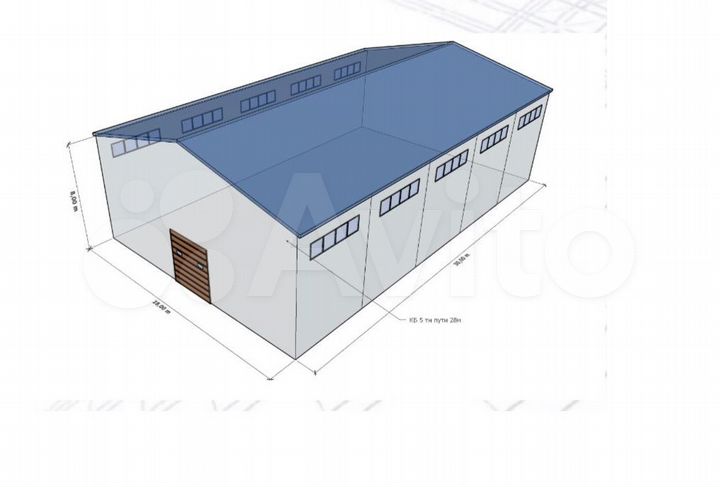 Склад, 540 м²