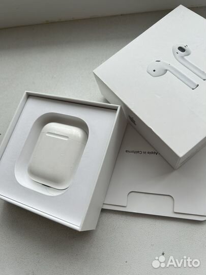 Наушники оригинал apple airpods 2 white