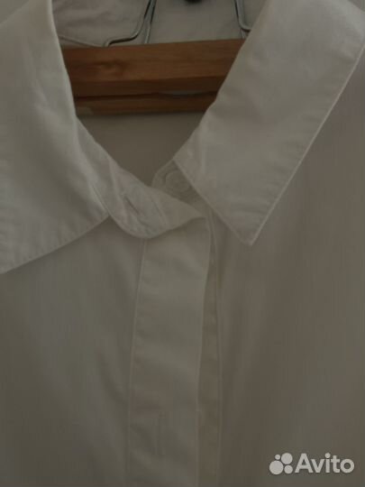 Рубашка zara белая