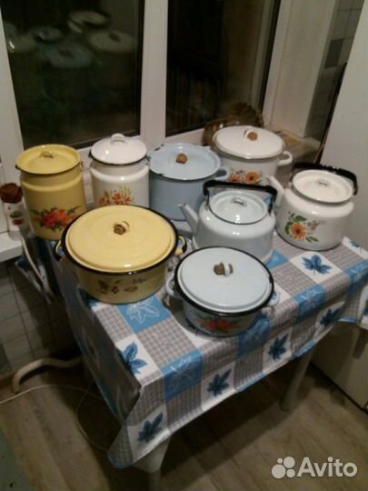 Посуда эмалированная