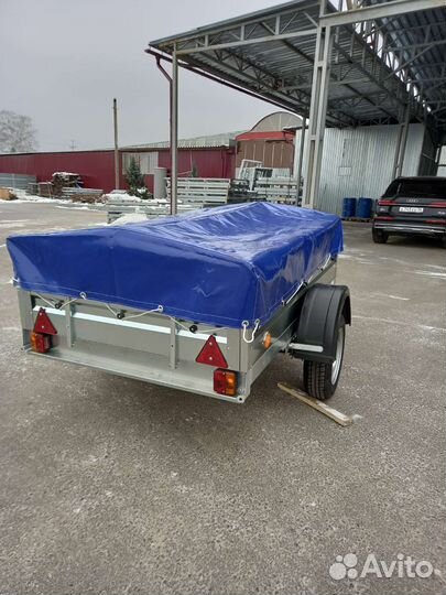 Прицеп цм эко плюс 2*1.3 тент 0.21 без колёс
