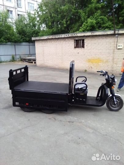 Грузовой электрический трицикл «Викинг», 2 моста