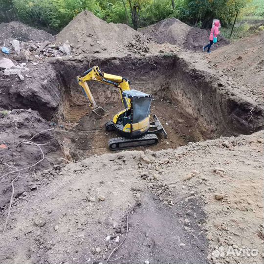 Услуги аренда мини экскаватора
