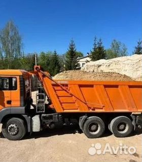 Песок, щебень, гравий, пгс — навалом/в мешках