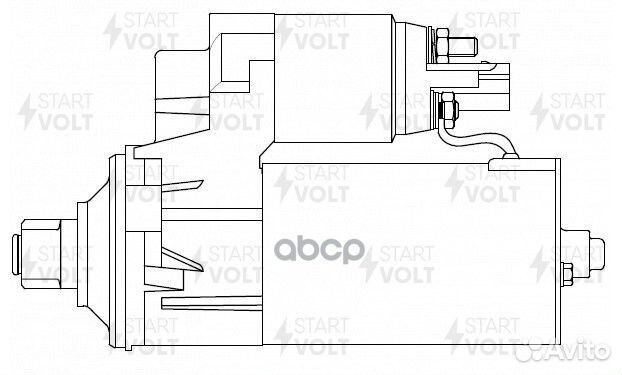 Стартер 12v 1.7kw 11z ACR F79 Audi A3 2.0TDI 8V