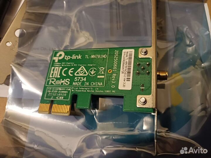 Адаптер WiFi TP-link (новый, гарантия до 2024 г)
