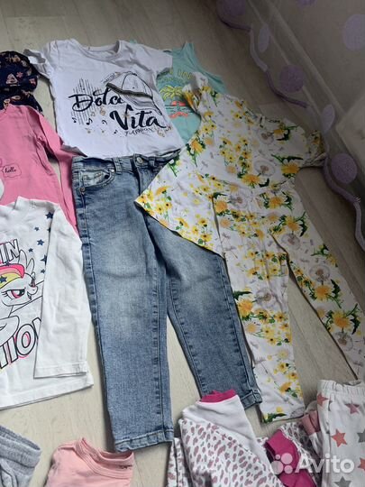 Вещи пакетом для девочки р 104