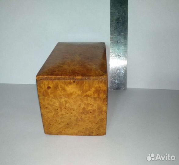 Шкатулка для карт карельская береза СССР