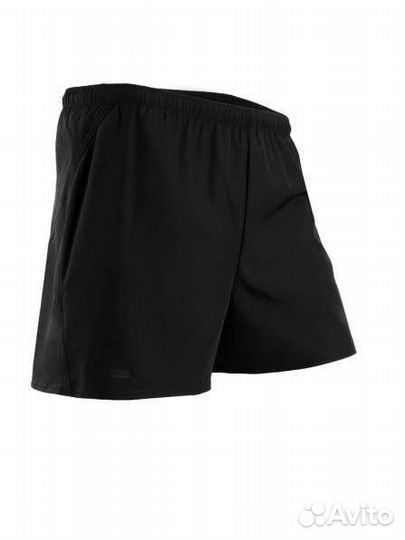 Шорты декатлон бег муж черные RUN DRY Kalenji р. L