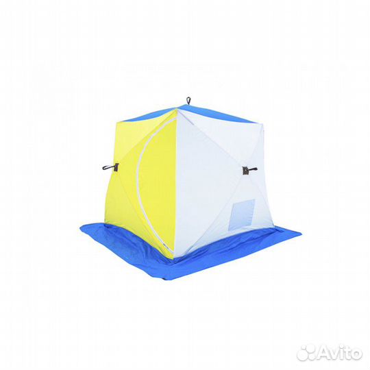 Палатка зимняя куб 2 трехслойная дышащая стэк нова