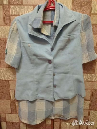 Рубашка + жилет 44-46 р-р