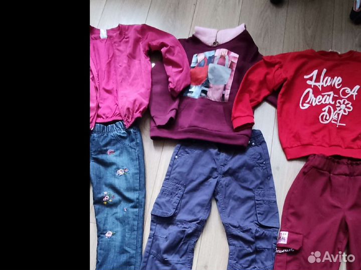 Детские вещи пакетом для девочек 122 128